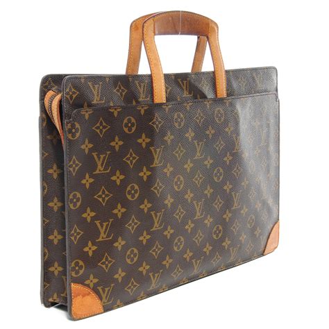 louis vuitton hard briefcase.